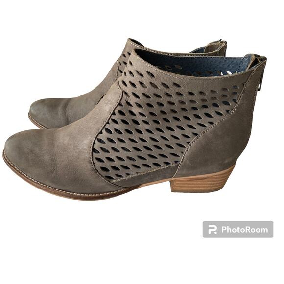 Seychelles Leather Bootie Ankle Boots Women's 7.5 - Picture 4 of 12